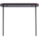 Concentro 8 Light 56 inch Dark Bronze Linear Chandelier Ceiling Light