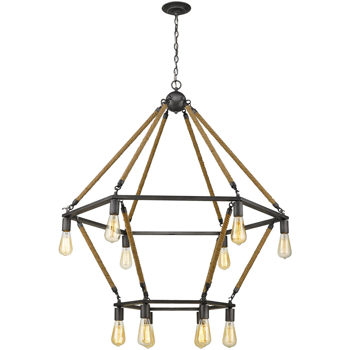 Holden 12 Light 41 inch Antique Gray Chandelier Ceiling Light