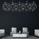 Leonardelli LED 22 inch Dark Chrome (Plated) Chandelier Ceiling Light