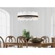 Dallas 20 Light 36 inch Black Chandelier Ceiling Light