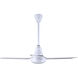 DC 56 inch White Industrial Ceiling Fan