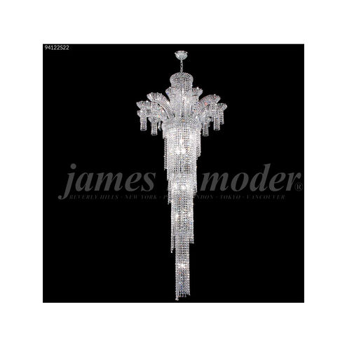 Princess 22 Light 32 inch Silver Large Entry Crystal Chandelier Ceiling Light, Large