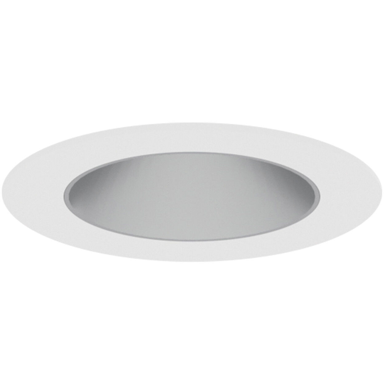 Pearl Haze Reflector / Warm White Flange LED Round Retrofit Reflector in 2700K, Haze / Warm White, 4" Retrofit