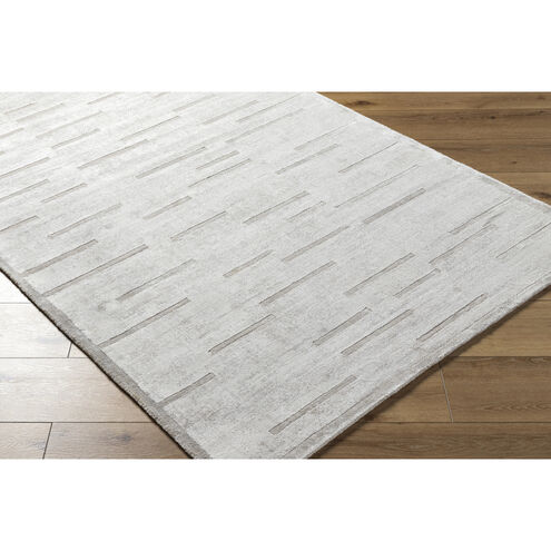 Pier 168 X 120 inch Light Silver / Slate / Silver Handmade Rug in 10 x 14