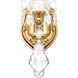 La Scala 1 Light 8 inch Heirloom Gold Wall Sconce Wall Light in Heirloom Gold Cast