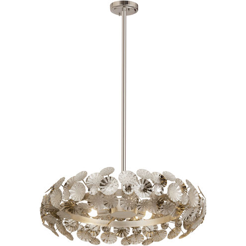 Camora 3 Light 26 inch Nickel Pendant Ceiling Light