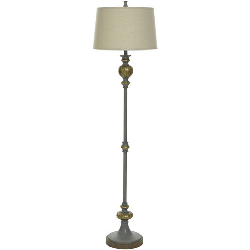 Cameron 65.75 inch 150.00 watt Aged Gold Floor Lamp Portable Light