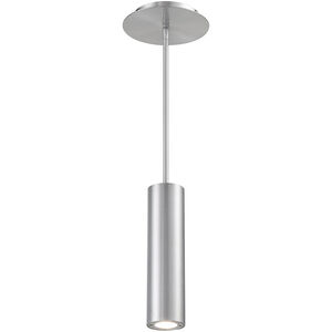Caliber LED 2.69 inch Brushed Aluminum Outdoor Pendant, dweLED