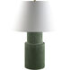 Hikari 27 inch 100 watt Dark Green Accent Table Lamp Portable Light