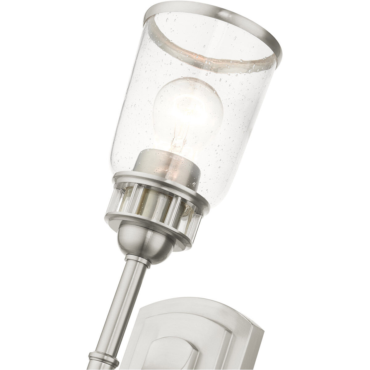 Lawrenceville 1 Light 5 inch Brushed Nickel Single Sconce Wall Light