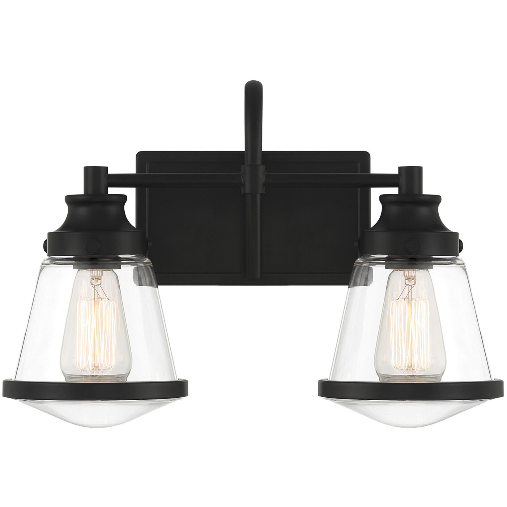 Mannsdale 2 Light 16 inch Coal Bath Vanity Wall Light