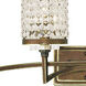 Grammercy 4 Light 33 inch Hand Painted Palacial Bronze Bath Vanity Wall Light