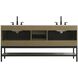 Lennox 72 X 34 inch Chestnut Brown Bathroom Vanity Cabinet