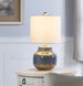 Signature 20 inch 60 watt Prova Grey Table Lamp Portable Light