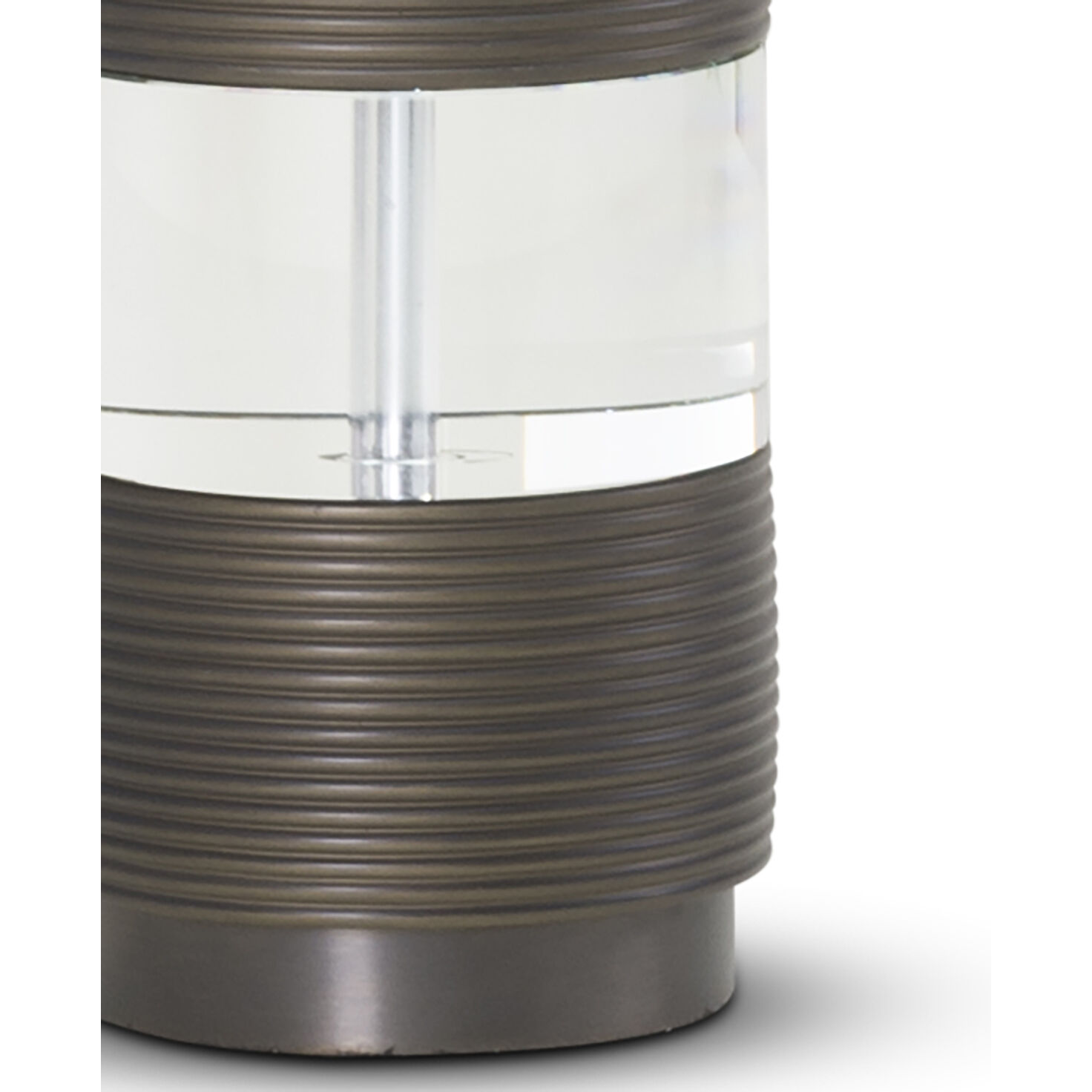 Hunter 28 inch 150.00 watt Bronze Table Lamp Portable Light, Finely Ribbed Surface