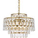 Mila 5 Light 18 inch Brass Pendant Ceiling Light