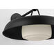 Richard June Liora 1 Light 12.5 inch Textured Black Outdoor Wall Light