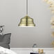Endicott 1 Light 10 inch Antique Brass Pendant Ceiling Light