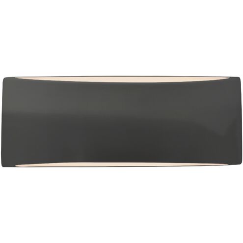 Ambiance 1 Light 13 inch Gloss Grey Wall Sconce Wall Light