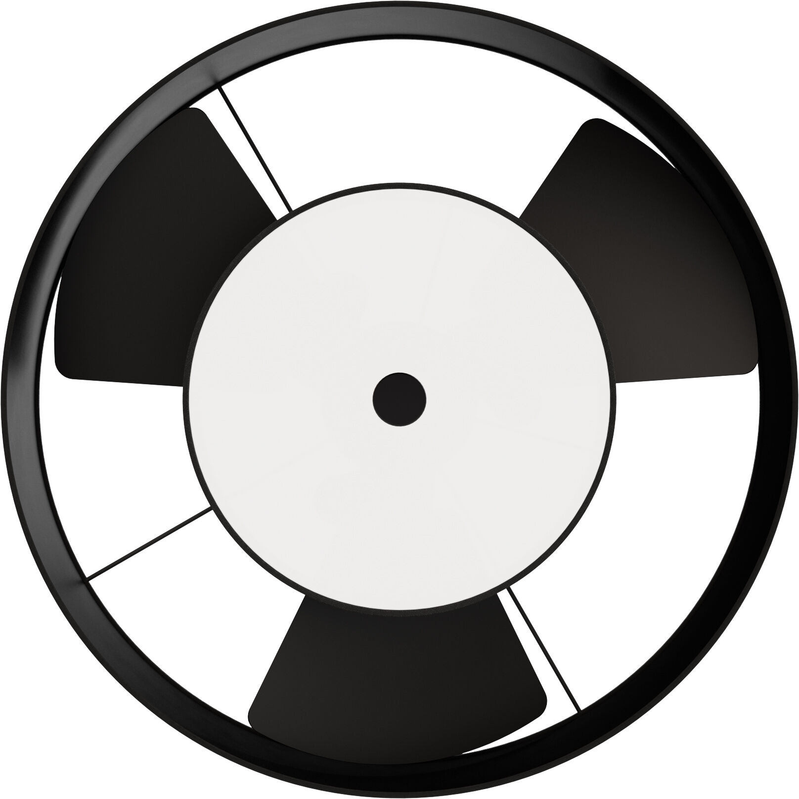 Brookside 30 inch Matte Black Ceiling Fan
