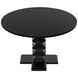 Zig-Zag 48 X 48 inch Hand Rubbed Black Dining Table