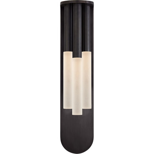 Kelly Wearstler Rousseau LED 4.5 inch Bronze Multi-Drop Sconce Wall Light in Etched Crystal, Medium