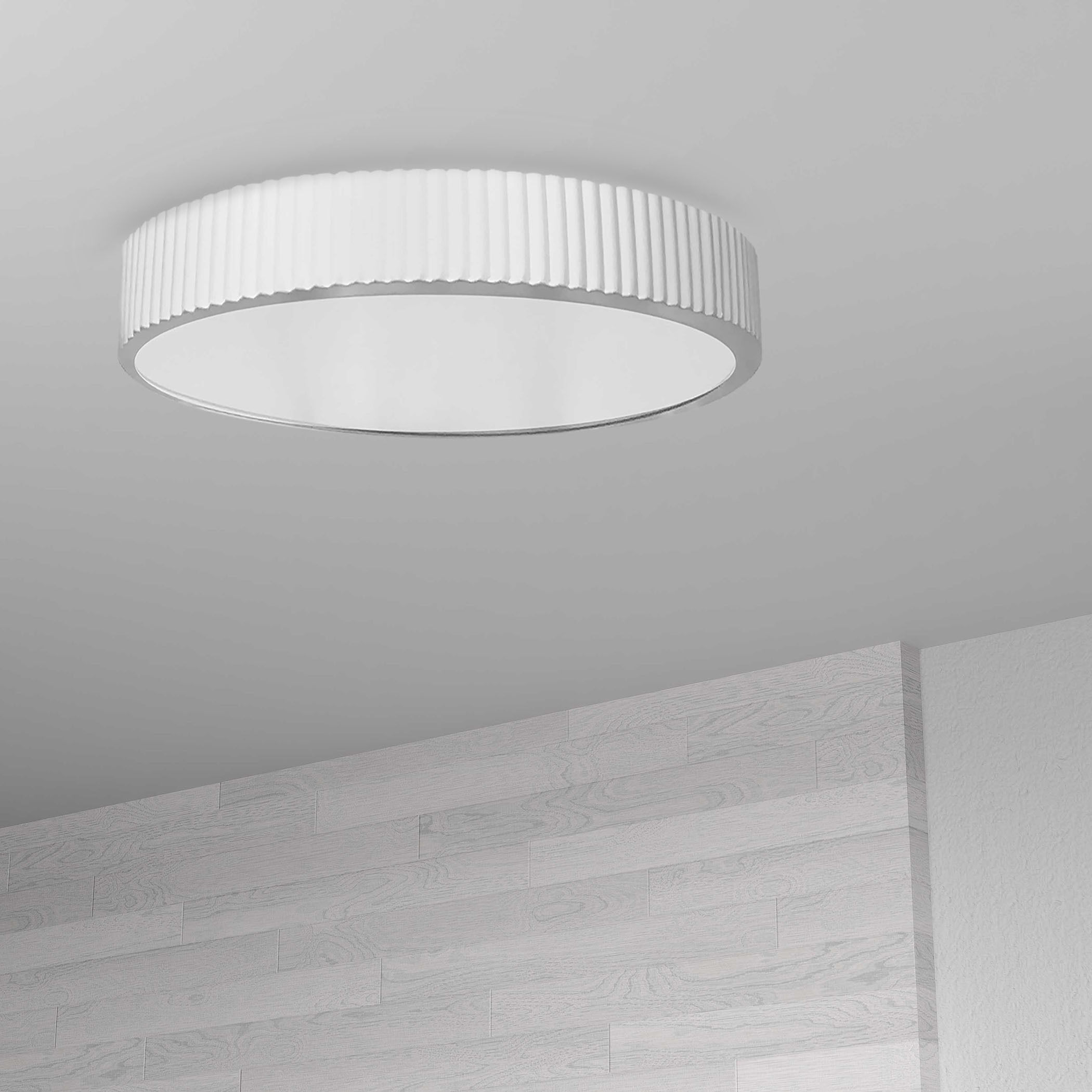 Nabisco LED 18 inch Matte White Flush Mount Ceiling Light
