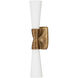 Burrows 2 Light 4.88 inch Antique Brass Bath Wall Sconce Wall Light
