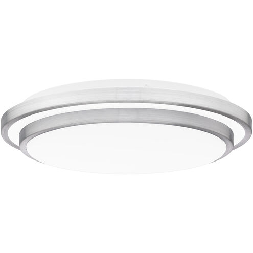 Irving 16 inch Brushed Aluminum Semi-Flush Mount Ceiling Light