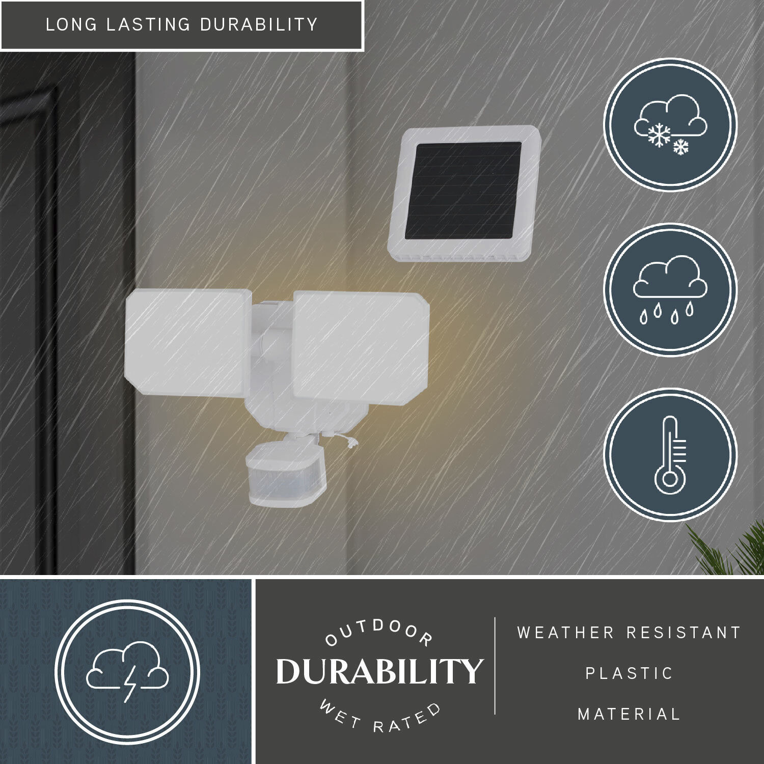 Outdoor Security White Outdoor Motion Sensor