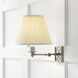 Alexa Hampton Gene 12.75 inch 100.00 watt Polished Nickel Swing Arm Wall Light