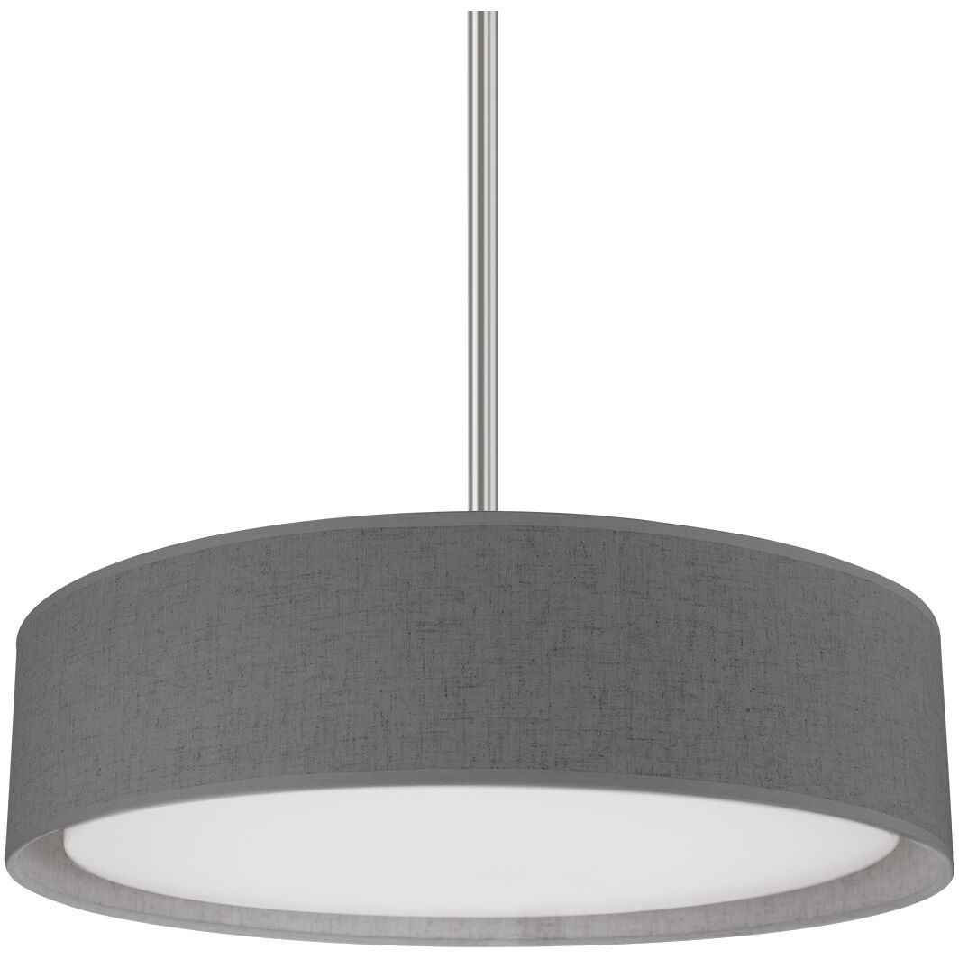 Dalton LED 16 inch Gray Pendant Ceiling Light in Five Color Temperatures