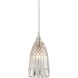 Kersey 1 Light 4 inch Satin Nickel Mini Pendant Ceiling Light