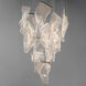 Rinkle LED 36.25 inch Polished Chrome Multi-Light Pendant Ceiling Light