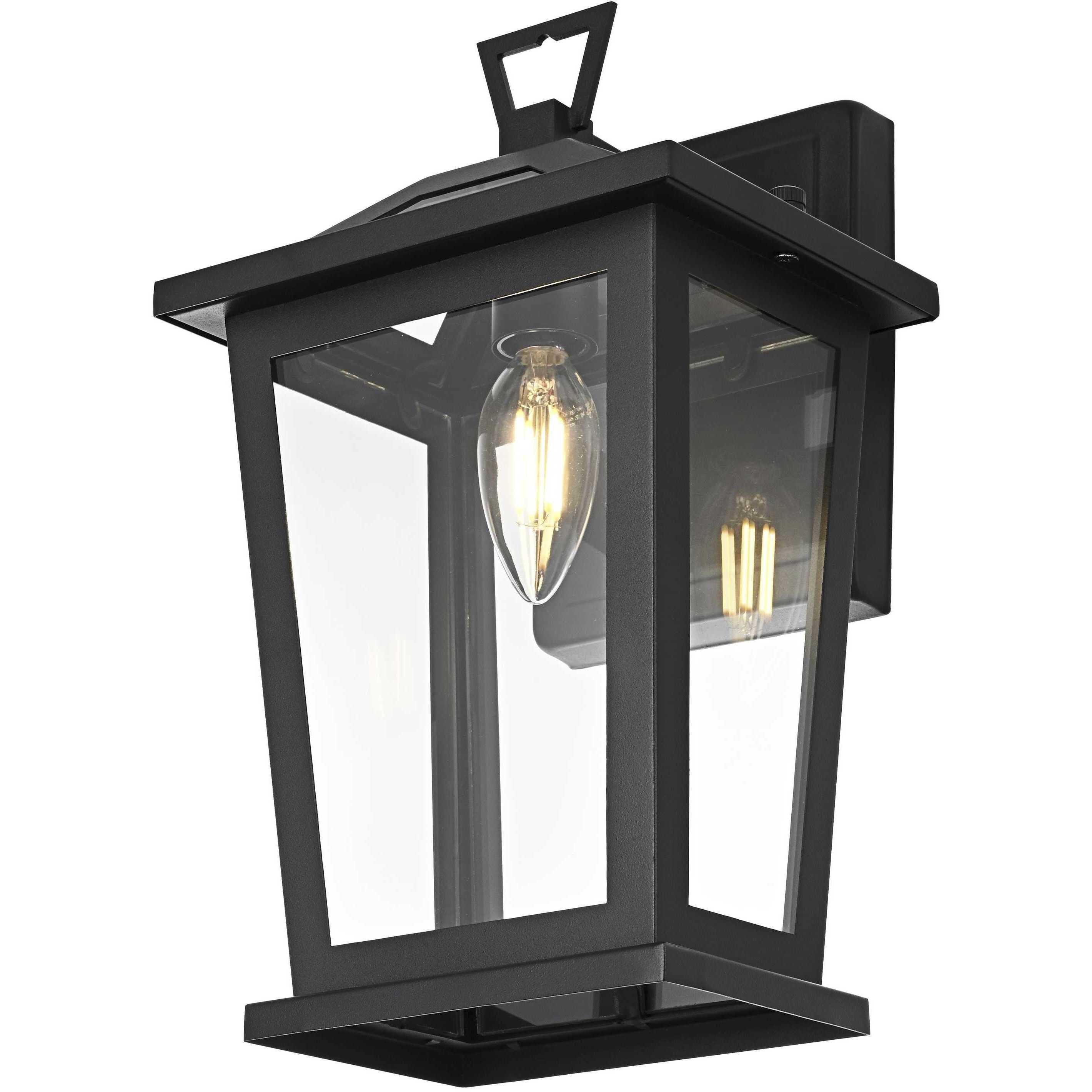 Berks 1 Light 12 inch Black Outdoor Wall Sconce