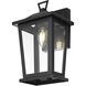 Berks 1 Light 12 inch Black Outdoor Wall Sconce
