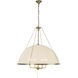 Alora Mood Crosby 4 Light 33 inch Brushed Gold Chandelier Ceiling Light