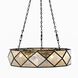 Maybelle 4 Light 27.5 inch Antique Brushed Brass / Silver Mercury Glass Chandelier Ceiling Light