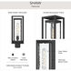 Shaw 1 Light 19 inch Textured Black Outdoor Post Light