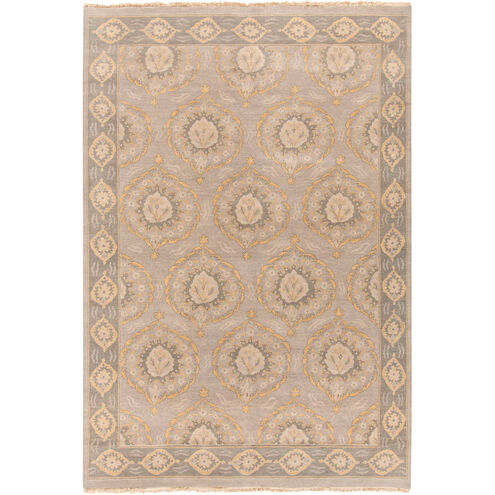 Jade 108 X 72 inch Neutral and Brown Area Rug, Wool