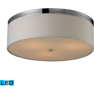Erie LED 17 inch Polished Chrome Flush Mount Ceiling Light