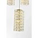 Aston 16 Light 32 inch Satin Gold Pendant Ceiling Light