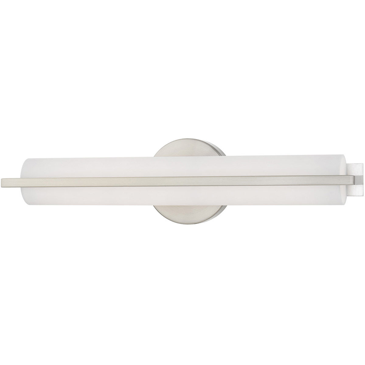 Visby LED 4 inch Brushed Nickel ADA Bath Vanity Wall Light