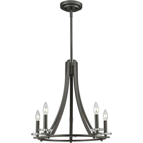 Verona 5 Light 22 inch Bronze Chandelier Ceiling Light