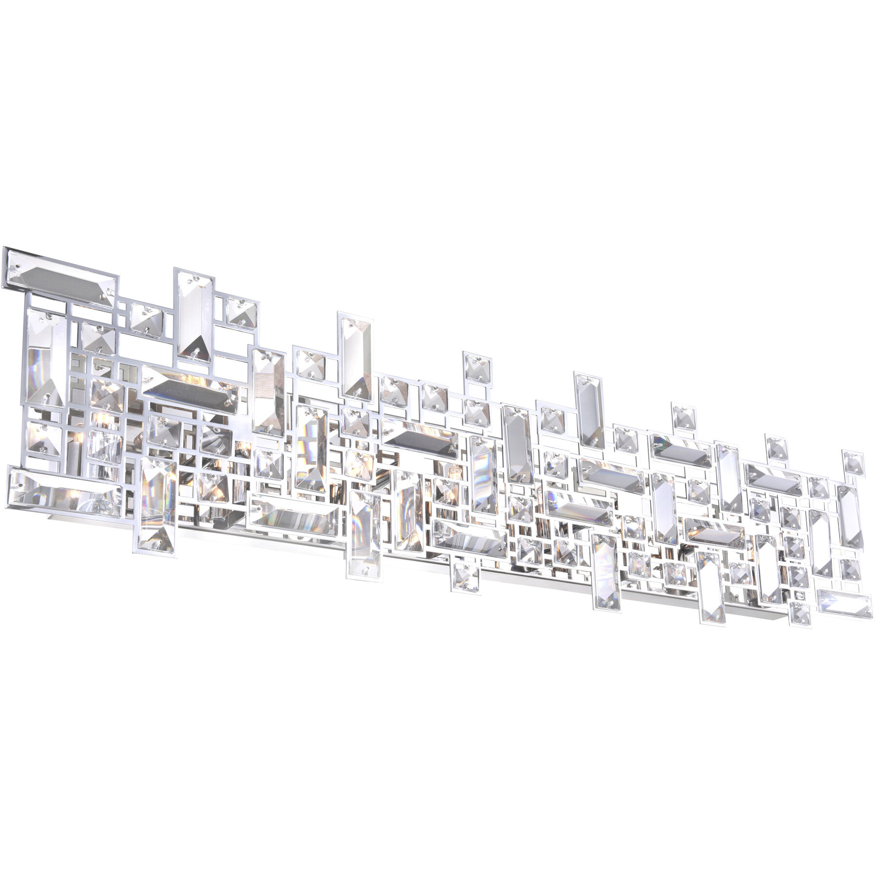 Arley 8 Light 30 inch Chrome Vanity Light Wall Light