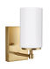 Alturas 1 Light 4.38 inch Satin Brass Bath Vanity Wall Sconce Wall Light