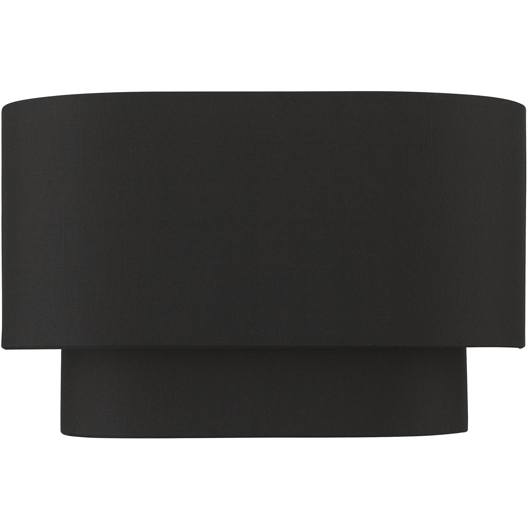 Jefferson 3 Light 12 inch Black Semi-Flush Mount Ceiling Light