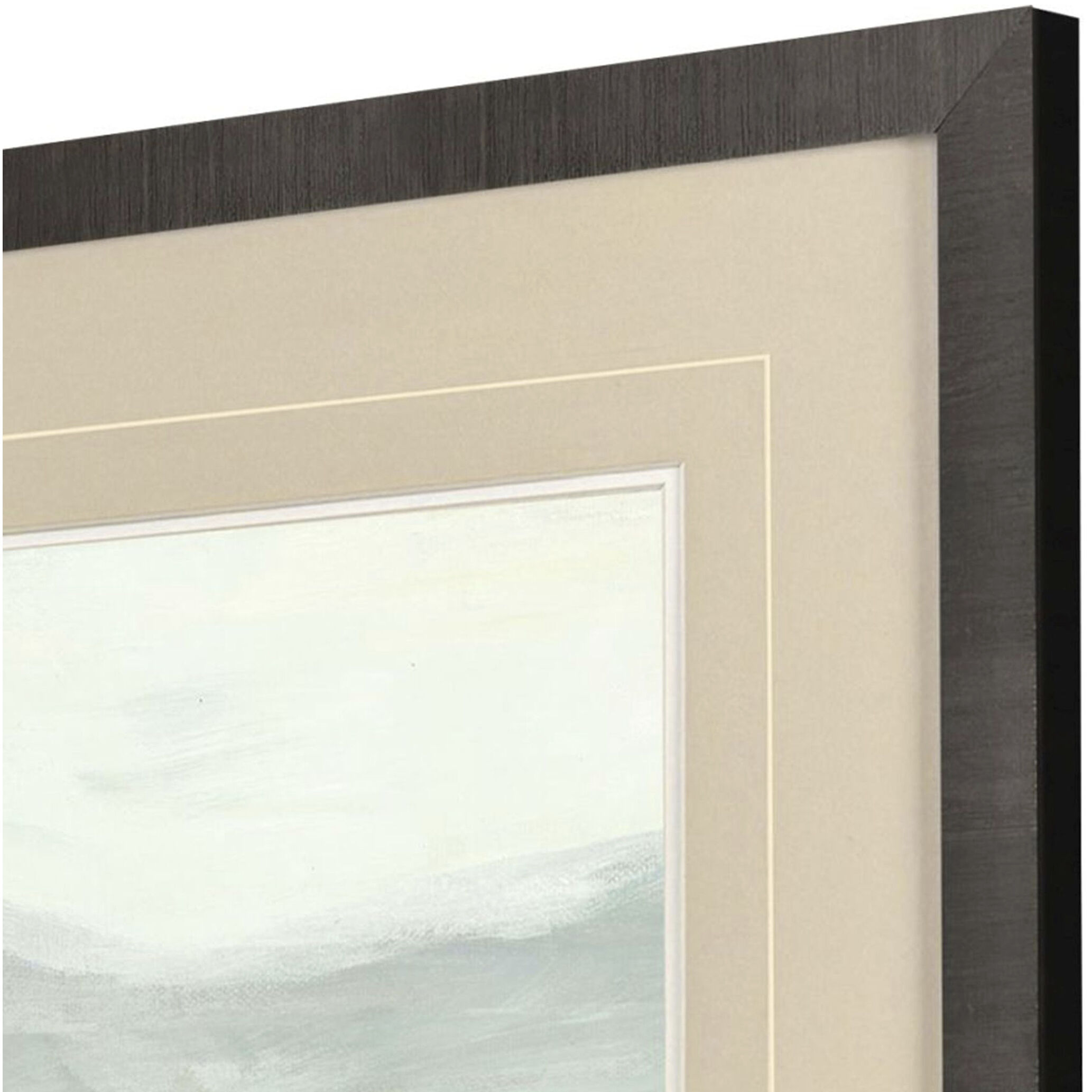 Plein Air Hills Blue and Green and Brown Framed Art, Propac