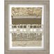 Dynamic Brown and Beige and Neutral and White Framed Art, The Studio