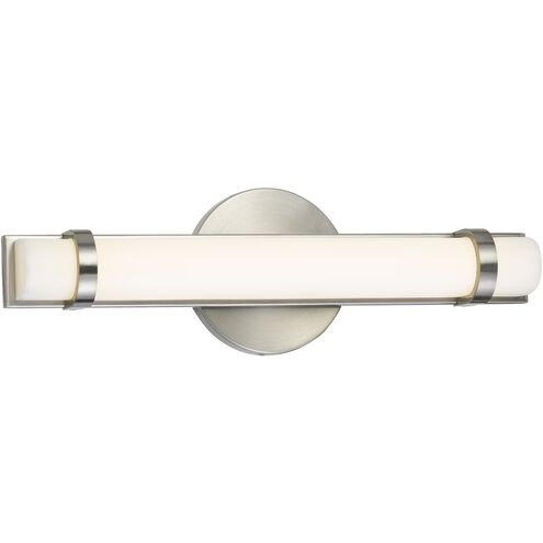 Signature LED 13 inch Brushed Steel Vanity Light Wall Light